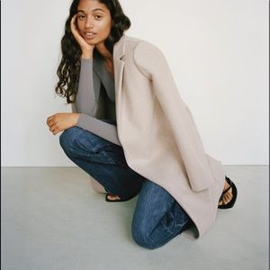 ZARA-coat with lapel collar